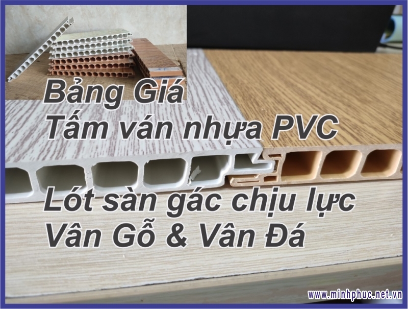 Bảng Giá Tấm Ván Nhựa Lót Sàn PVC Chịu Lực Làm Sàn Gác Lửng màu ...