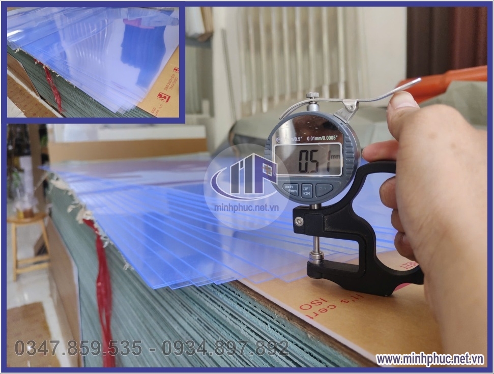 gia tam nhua mu plastic pvc trong xanh dang phang cat ep khuon rap dinh hinh